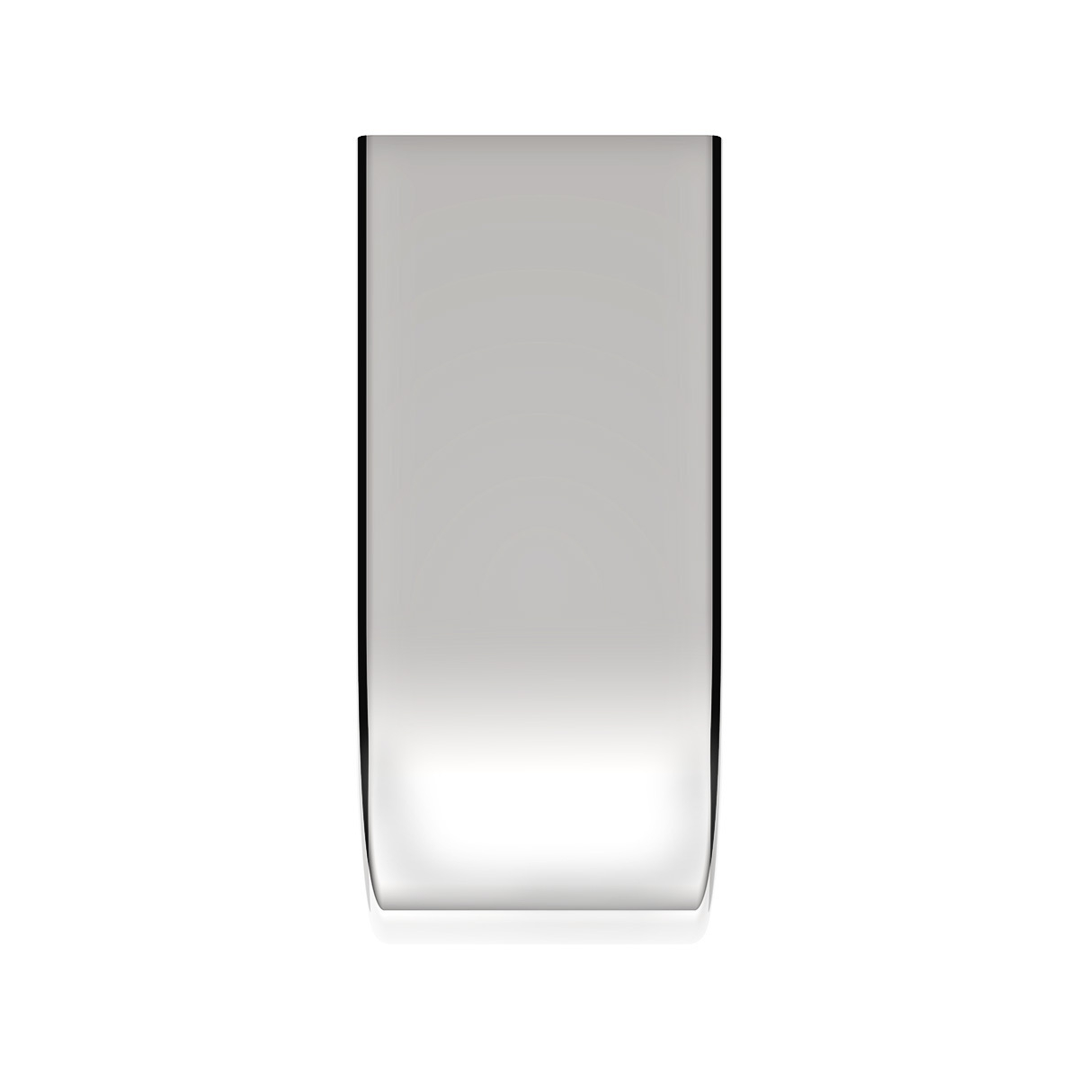 United Pacific 430 Stainless Steel Roll Formed Edge Smooth 66" Half Fender
