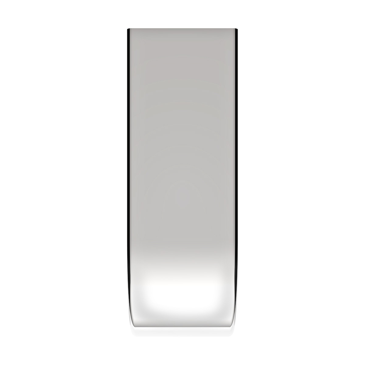 United Pacific 430 Stainless Steel Roll Formed Edge Smooth 80" Half Fender