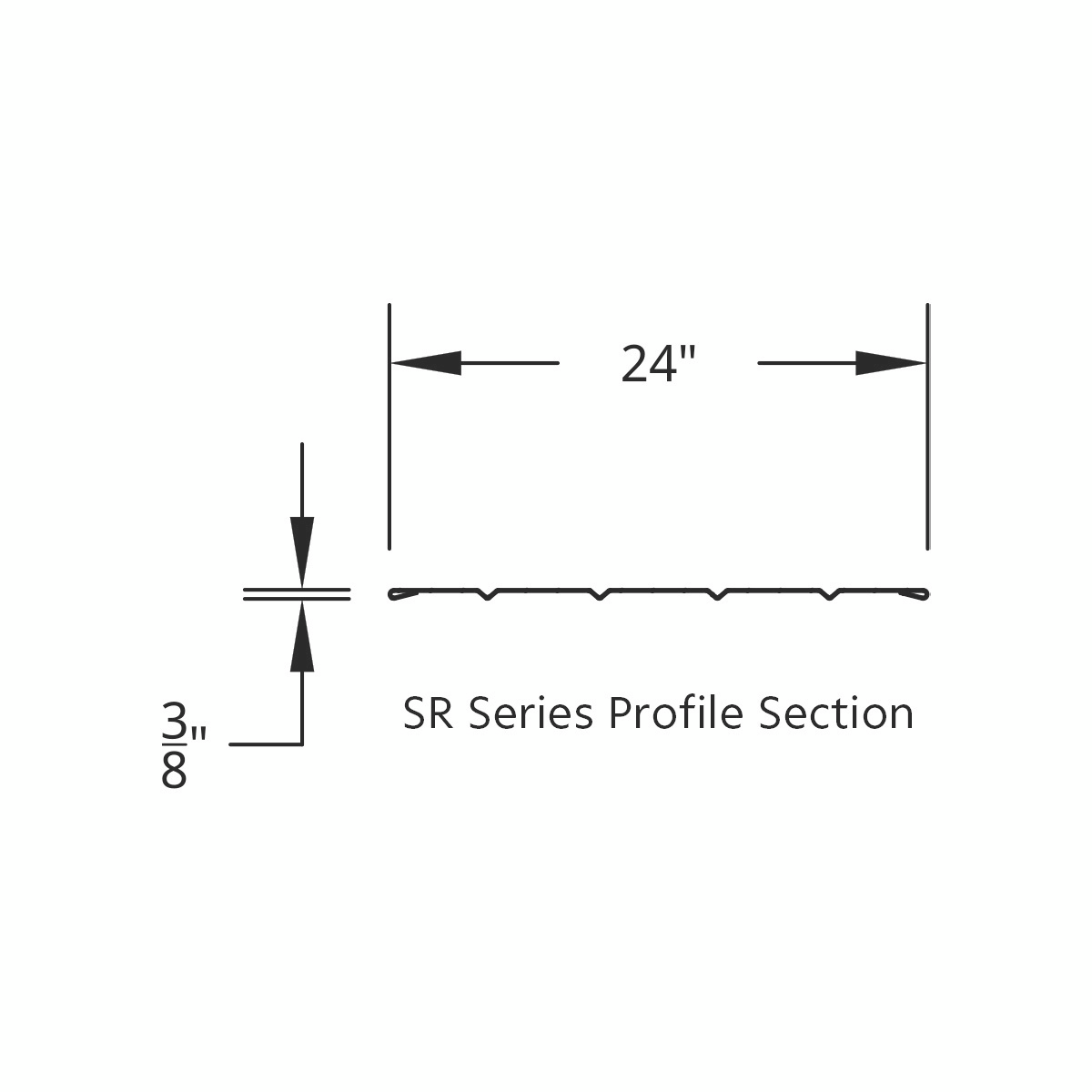 United Pacific 430 Stainless Steel Ribbed 120" Full Fender with 54" Fender Spread