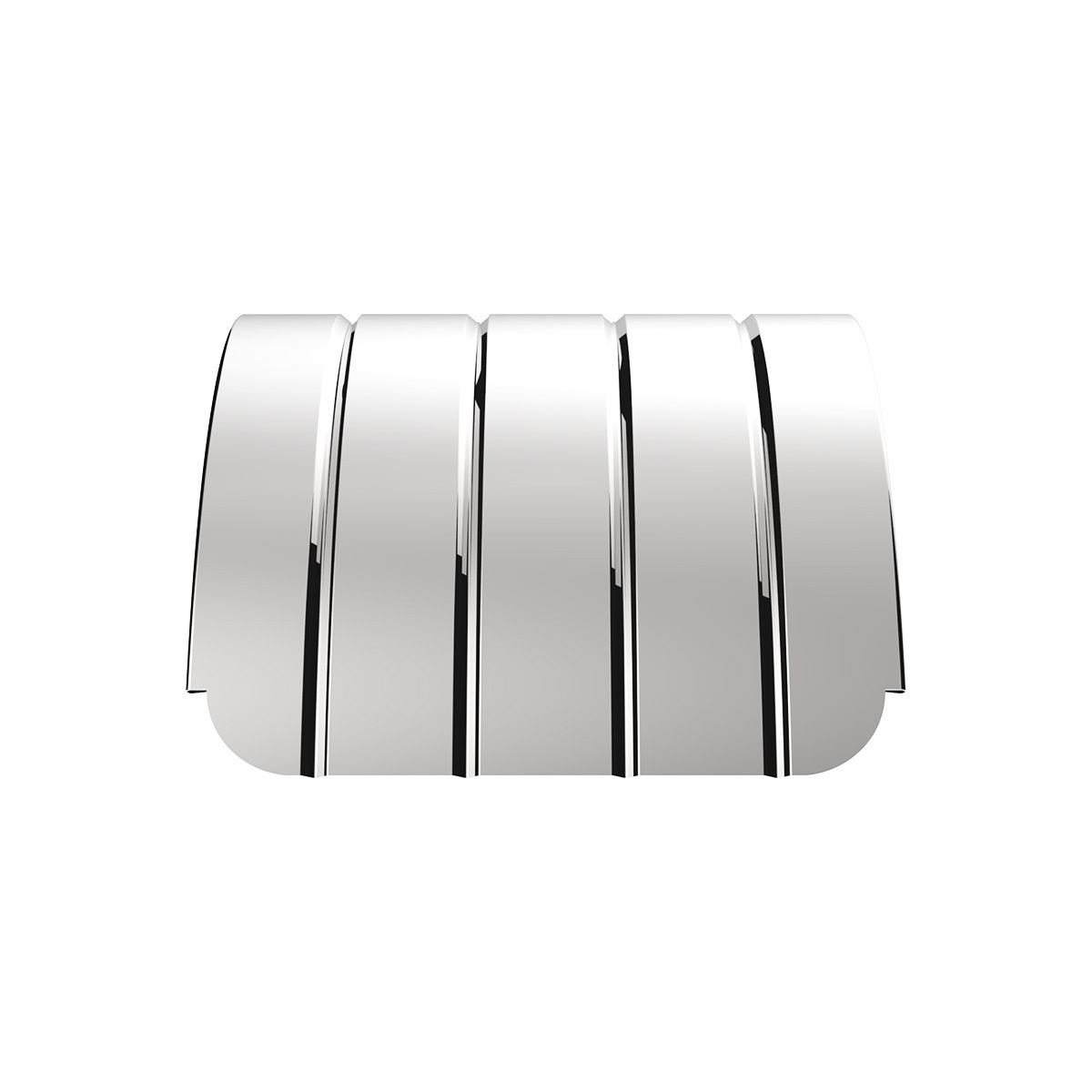 United Pacific 430 Stainless Steel Ribbed 120" Full Fender with 54" Fender Spread