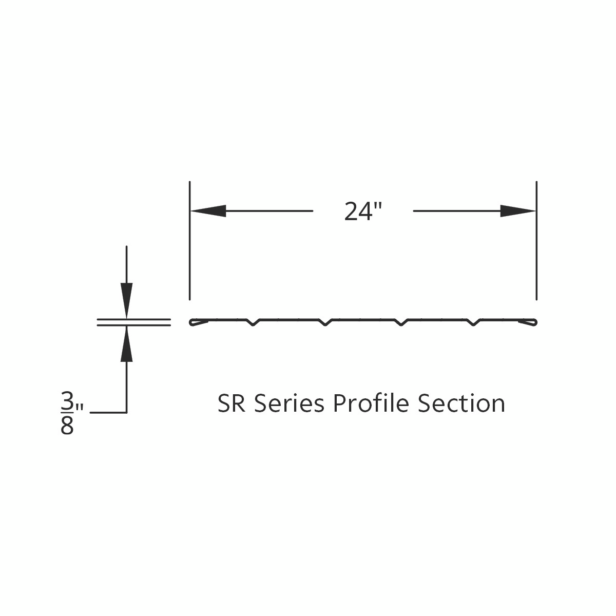 United Pacific 430 Stainless Steel Ribbed 120" Full Fender with 60" Fender Spread