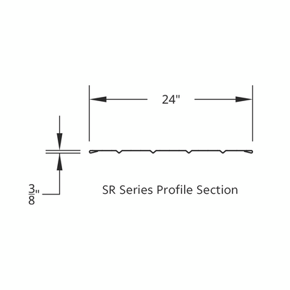 United Pacific 430 Stainless Steel Ribbed 120" Full Fender with 60" Fender Spread