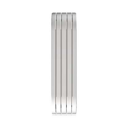 United Pacific 430 Stainless Steel Ribbed 120" Full Fender with 60" Fender Spread