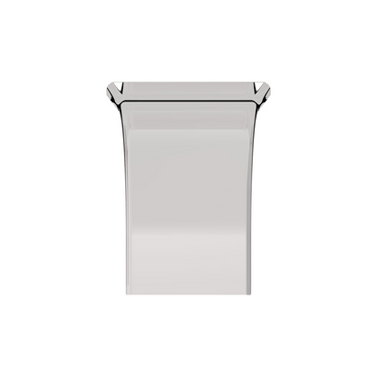 United Pacific 430 Stainless Steel Roll Formed Edge Smooth 80" Long Drop Half Fender