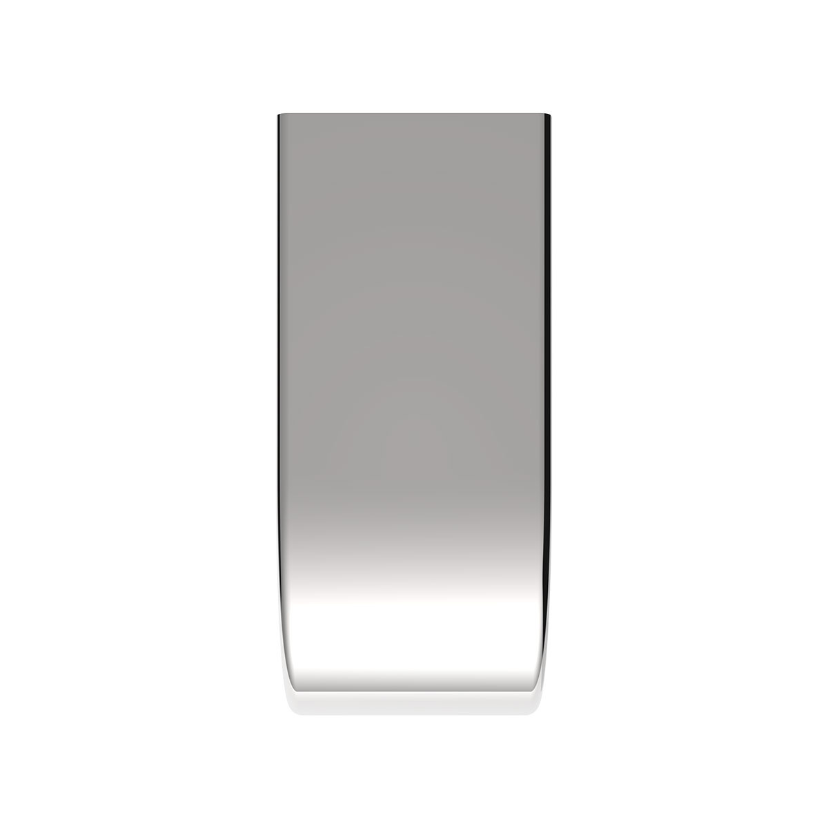 United Pacific 430 Stainless Steel Roll Formed Edge Smooth 80" Long Drop Half Fender
