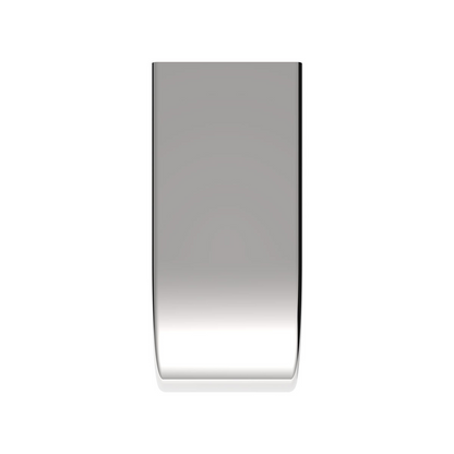 United Pacific 430 Stainless Steel Roll Formed Edge Smooth 80" Long Drop Half Fender
