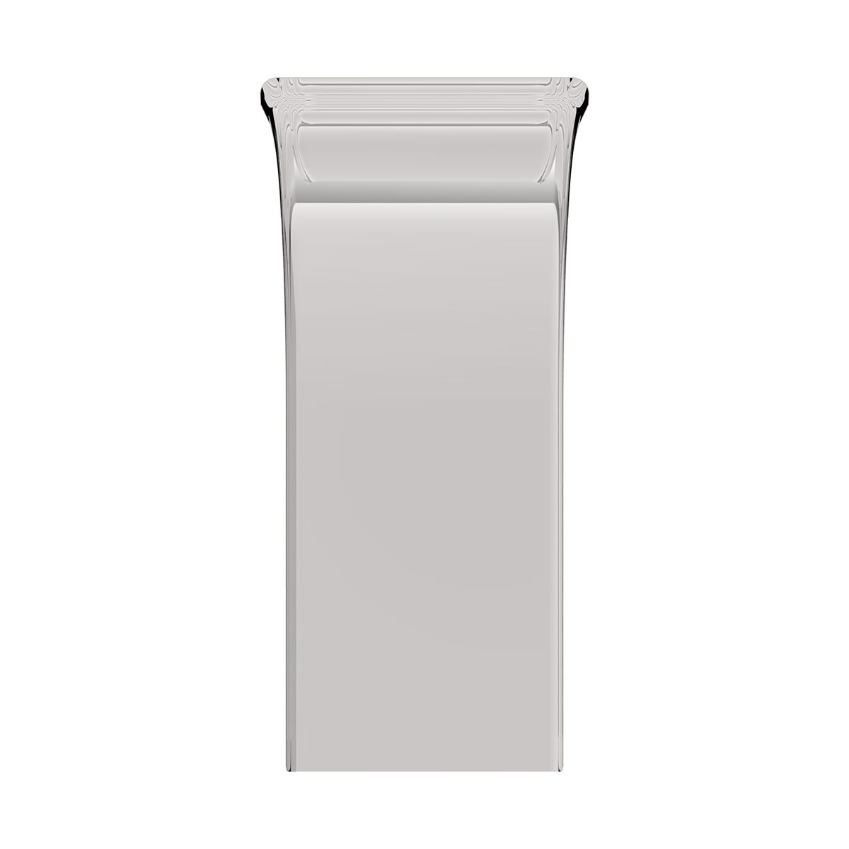 United Pacific 430 Stainless Steel Roll Formed Edge Smooth 80" Long Drop Half Fender