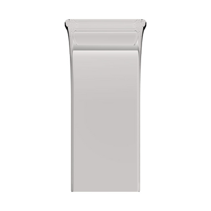 United Pacific 430 Stainless Steel Roll Formed Edge Smooth 80" Long Drop Half Fender