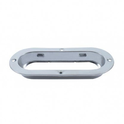 6" Oval Stainless Steel Mounting Flange