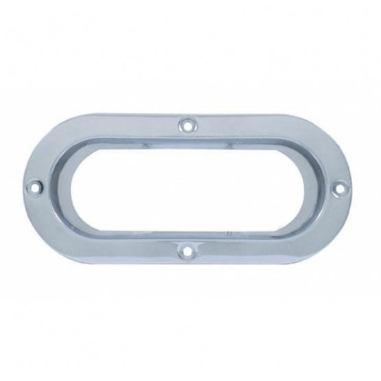 6" Oval Stainless Steel Mounting Flange