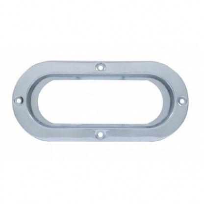 6" Oval Stainless Steel Mounting Flange