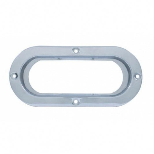 6" Oval Stainless Steel Mounting Flange