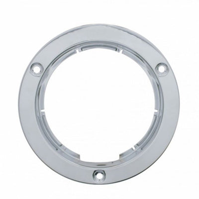 4" Round Stainless Steel Security Mounting Bezel/Flange