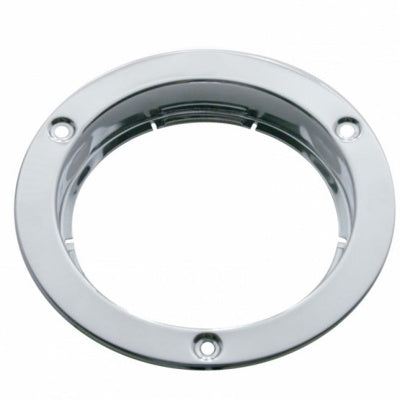 4" Round Stainless Steel Security Mounting Bezel/Flange