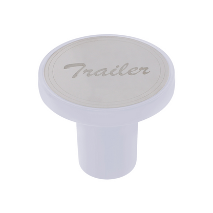 Aluminum Screw-On Air Valve Knob with Stainless Trailer Plaque