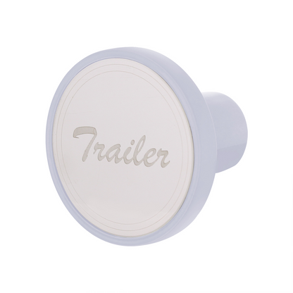 Aluminum Screw-On Air Valve Knob with Stainless Trailer Plaque