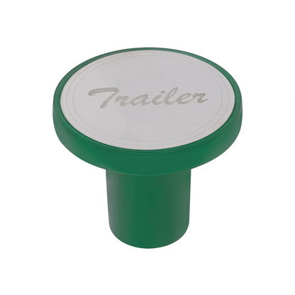 Aluminum Screw-On Air Valve Knob with Stainless Trailer Plaque