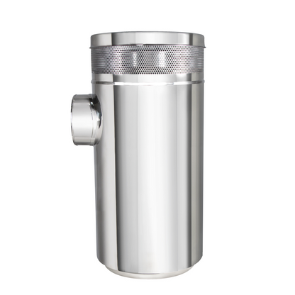 Peterbilt and Kenworth 15" Stainless Steel Chopped Vortox Style Air Cleaner Housing