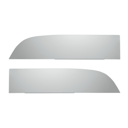 Pair of Kenworth T680, T880 2013 and Newer Stainless Steel 8" Top Chop Window Trim