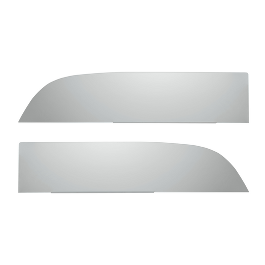 Pair of Kenworth T680, T880 2013 and Newer Stainless Steel 8" Top Chop Window Trim
