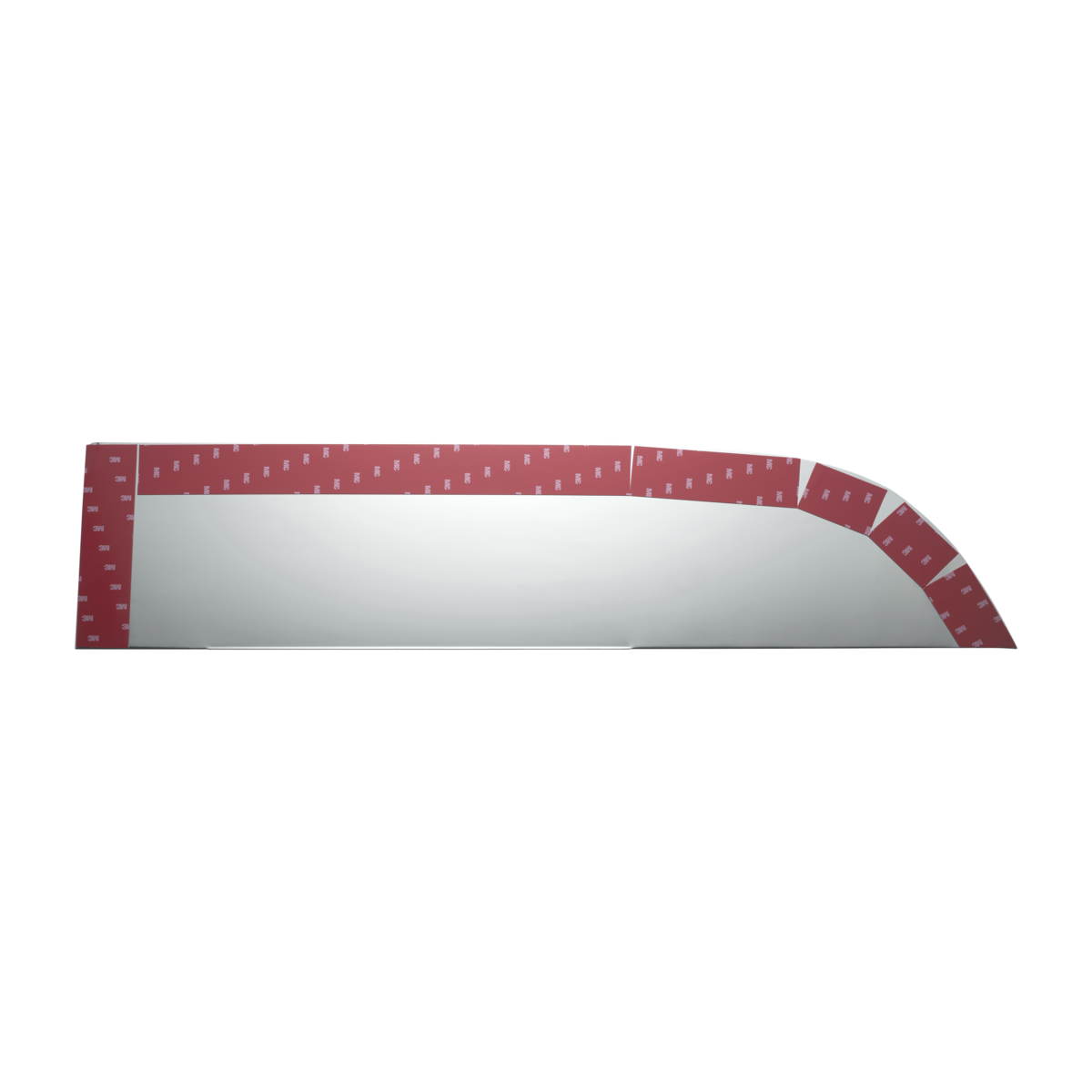 Pair of Kenworth T680, T880 2013 and Newer Stainless Steel 8" Top Chop Window Trim