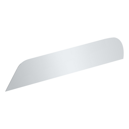 Pair of Freightliner Cascadia 2008-2017 Stainless Steel 6" Chop Top Window Trim