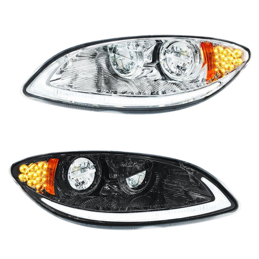International Prostar LED Headlight with LED Turn and LED Light Bar