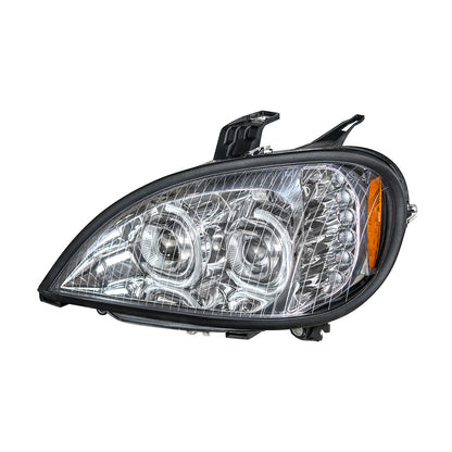 Freightliner Columbia 2001-2020 LED Projection Headlight with 6 LED Turn and 52 LED position light bar