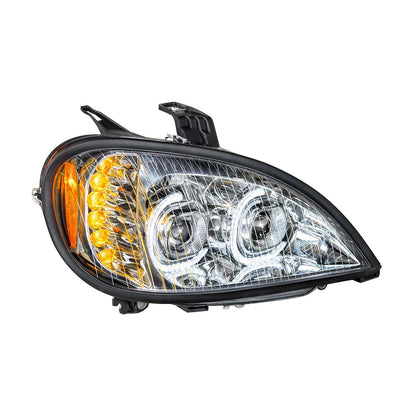 Freightliner Columbia 2001-2020 LED Projection Headlight with 6 LED Turn and 52 LED position light bar