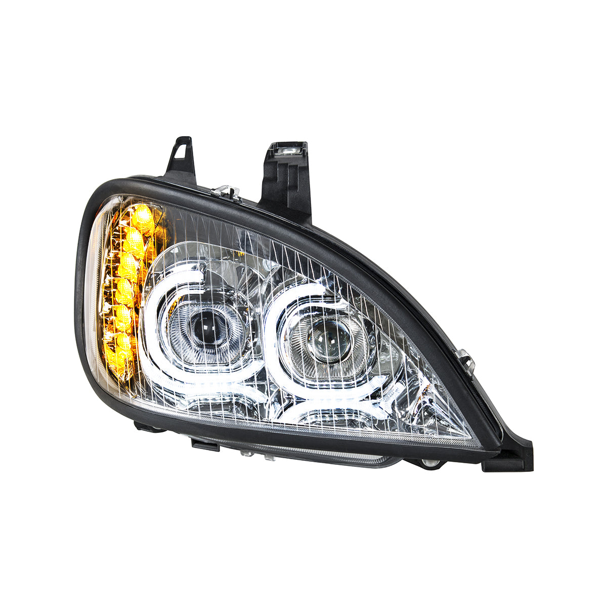 Freightliner Columbia 2001-2020 LED Projection Headlight with 6 LED Turn and 52 LED position light bar