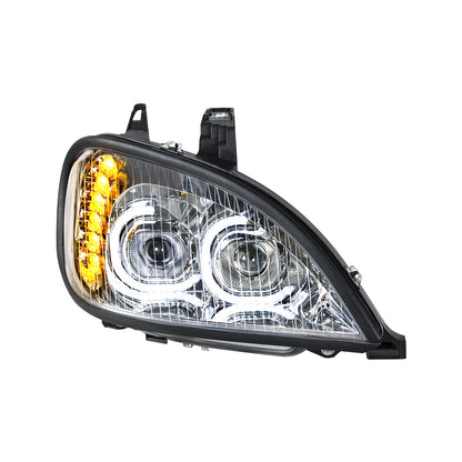 Freightliner Columbia 2001-2020 LED Projection Headlight with 6 LED Turn and 52 LED position light bar