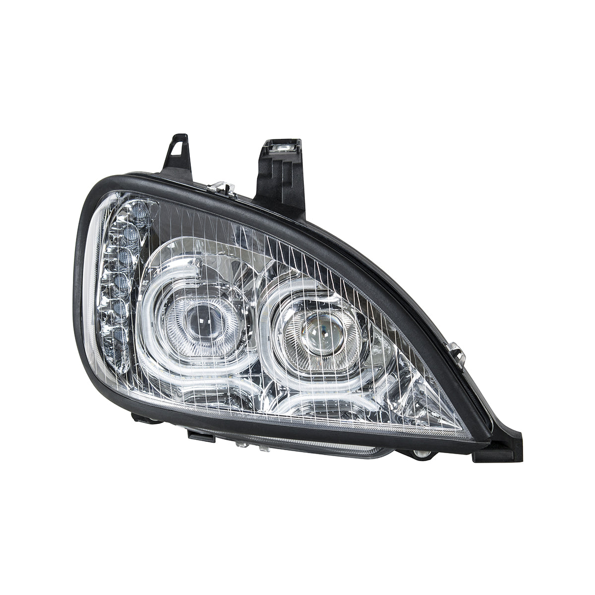 Freightliner Columbia 2001-2020 LED Projection Headlight with 6 LED Turn and 52 LED position light bar