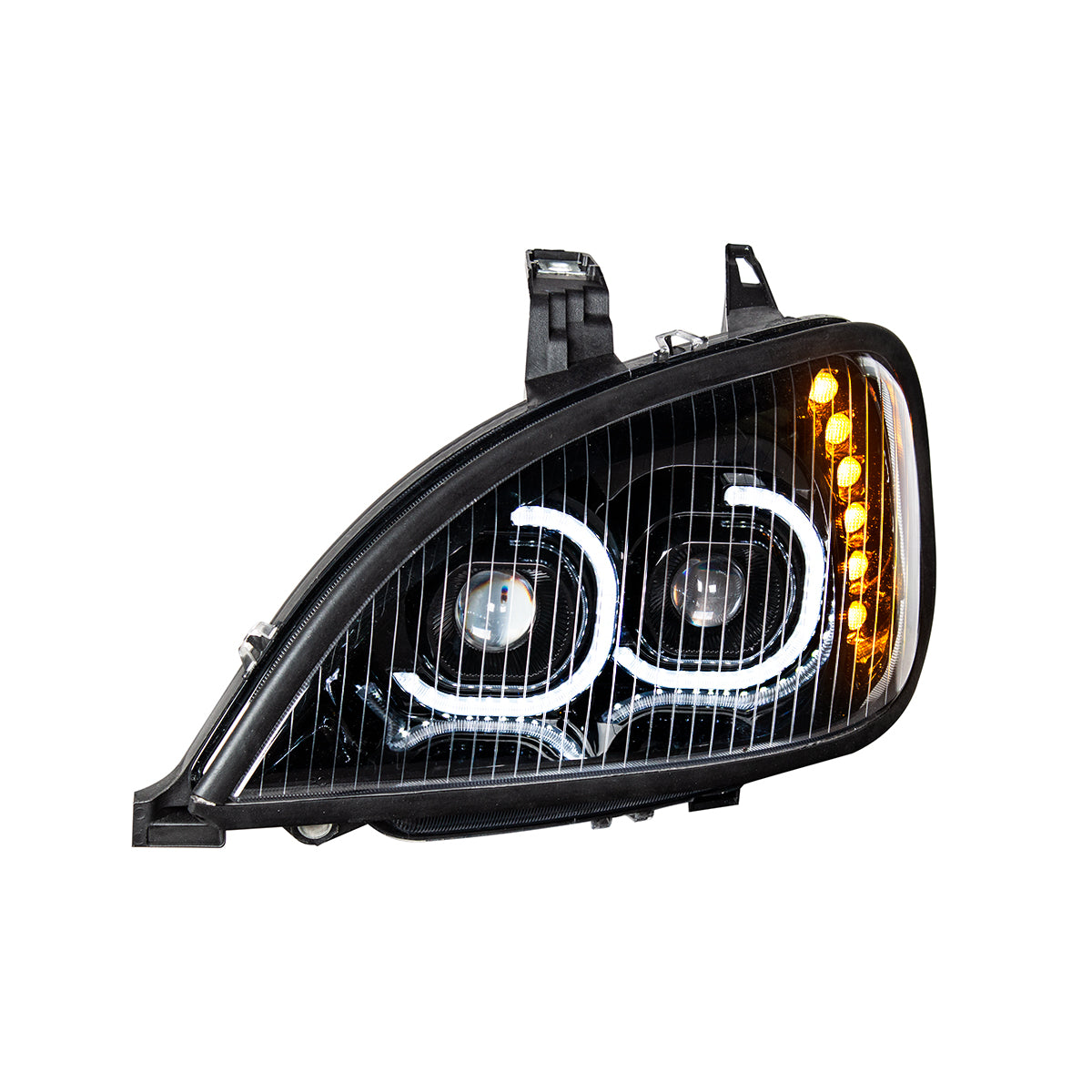 Freightliner Columbia 2001-2020 LED Projection Headlight with 6 LED Turn and 52 LED position light bar