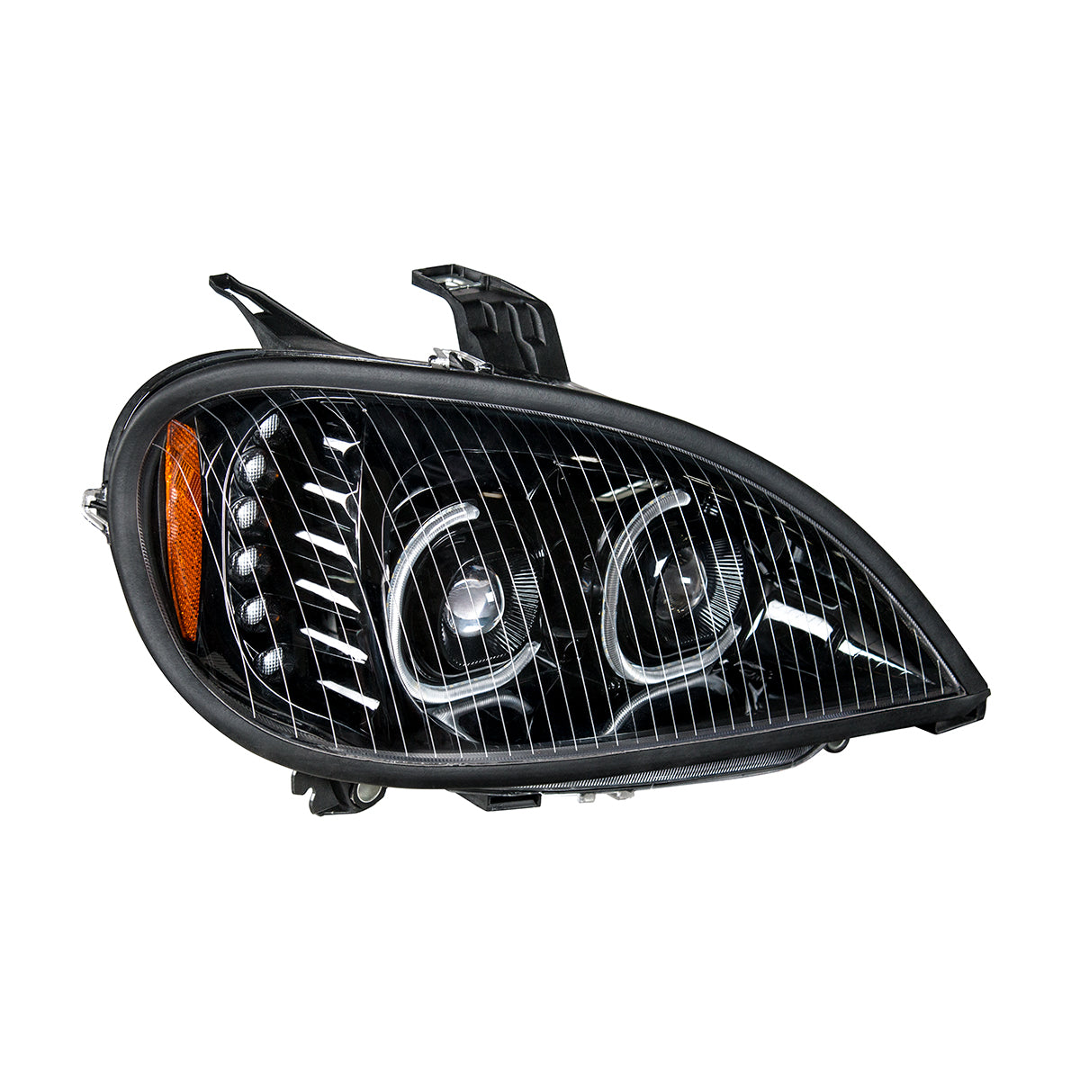 Freightliner Columbia 2001-2020 LED Projection Headlight with 6 LED Turn and 52 LED position light bar