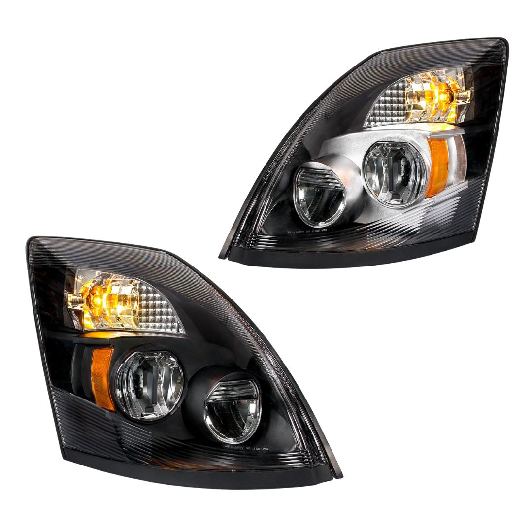 Volvo VN/VNL 2003-2017 High Power LED Headlight with Turn Signal