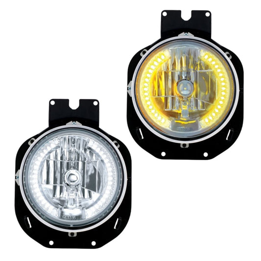 Freightliner Century 1996-2005 Crystal Headlight with 34 LED Side Light Bars