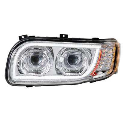 Peterbilt 388, 389, 567 LED Headlight with 16 LED Turn and 57 LED Light Bar