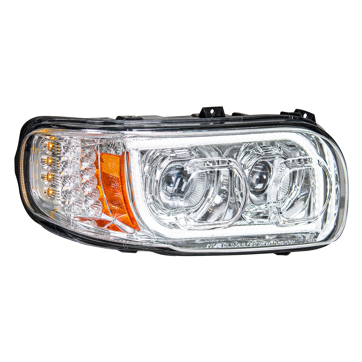 Peterbilt 388, 389, 567 LED Headlight with 16 LED Turn and 57 LED Light Bar