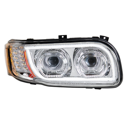Peterbilt 388, 389, 567 LED Headlight with 16 LED Turn and 57 LED Light Bar
