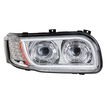 Peterbilt 388, 389, 567 LED Headlight with 16 LED Turn and 57 LED Light Bar