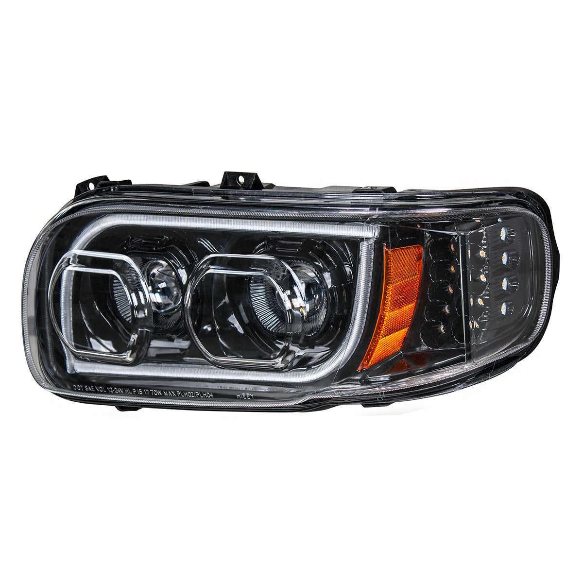 Peterbilt 388, 389, 567 LED Headlight with 16 LED Turn and 57 LED Light Bar