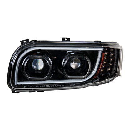 Peterbilt 388, 389, 567 LED Headlight with 16 LED Turn and 57 LED Light Bar