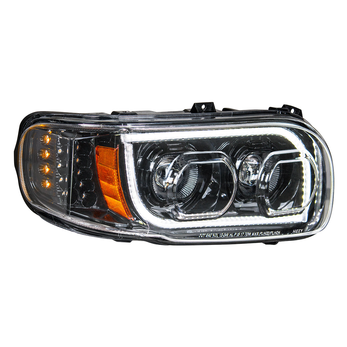 Peterbilt 388, 389, 567 LED Headlight with 16 LED Turn and 57 LED Light Bar