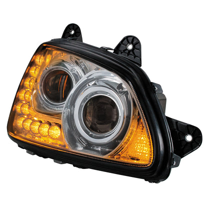 Kenworth T440, T470, T660 Projection Headlight with LED Turn Signal