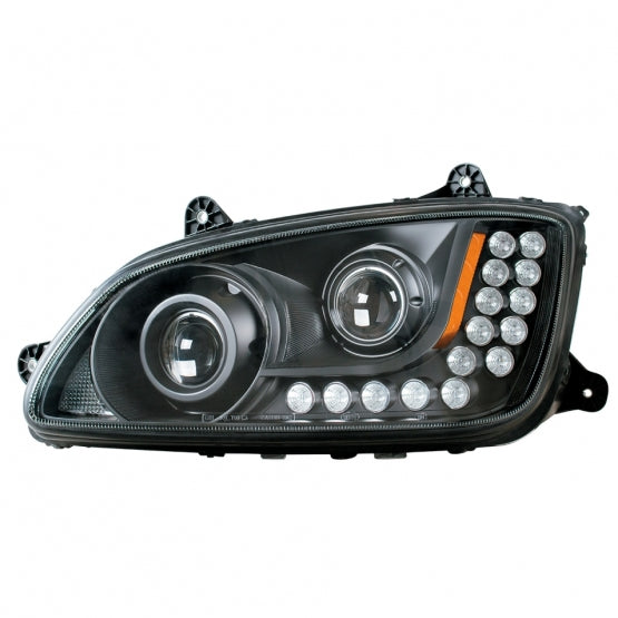 Kenworth T440, T470, T660 Projection Headlight with LED Turn Signal