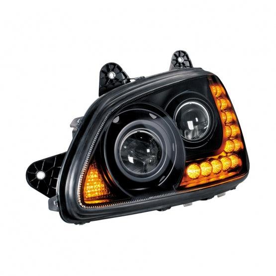 Kenworth T440, T470, T660 Projection Headlight with LED Turn Signal