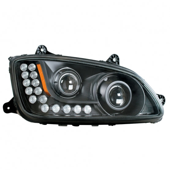 Kenworth T440, T470, T660 Projection Headlight with LED Turn Signal
