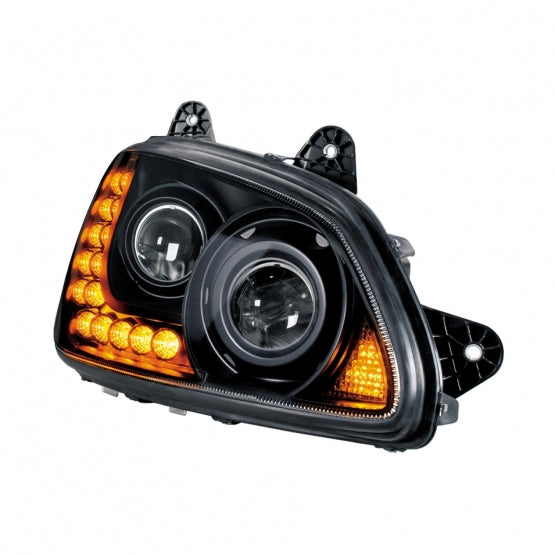 Kenworth T440, T470, T660 Projection Headlight with LED Turn Signal