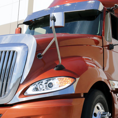 International Prostar Halogen Headlight with 15 LED Turn and LED Position Light Bar