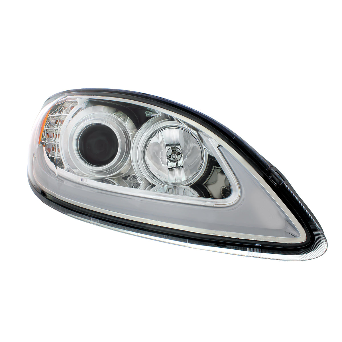 International Prostar Halogen Headlight with 15 LED Turn and LED Position Light Bar